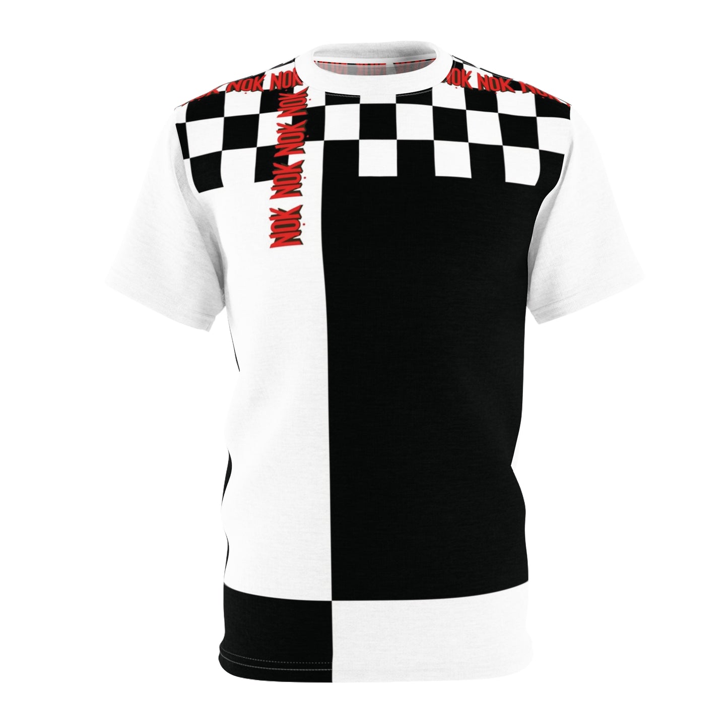 CHECKERED MIX TSHIRT - ADULTS