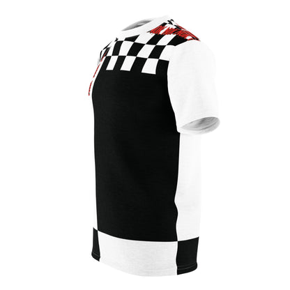 CHECKERED MIX TSHIRT - ADULTS