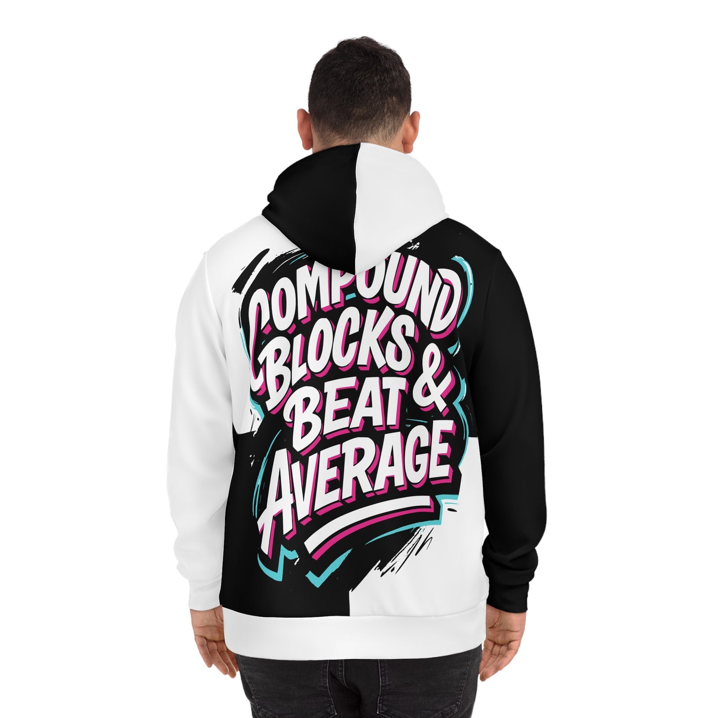 COMPOUND BLOCKS & BEAT AVERAGE HOODIE- ADULTS