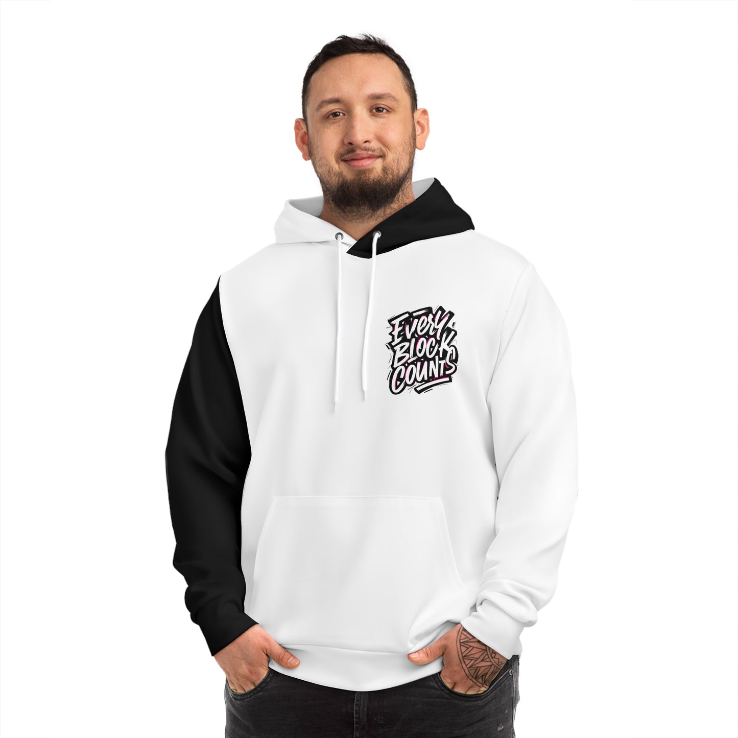 COMPOUND BLOCKS & BEAT AVERAGE HOODIE- ADULTS