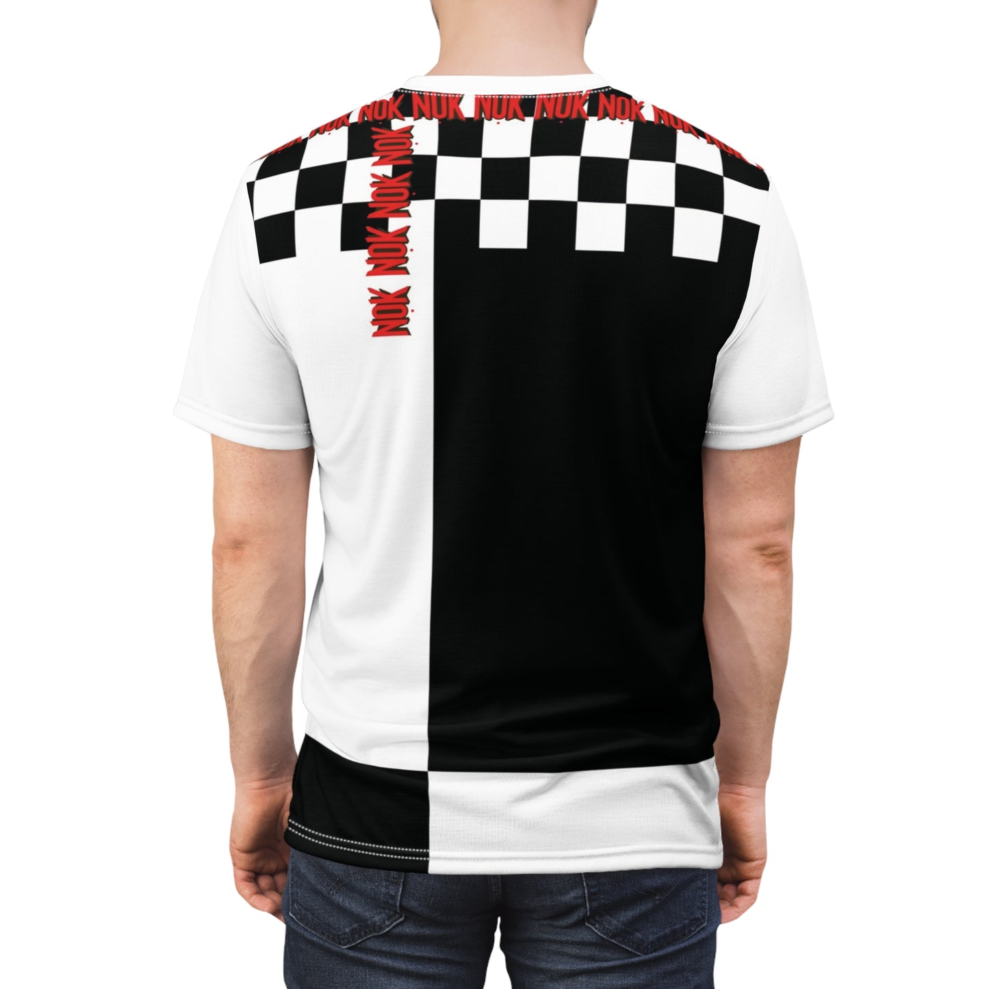 CHECKERED MIX TSHIRT - ADULTS